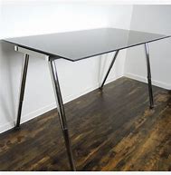 Image result for IKEA Glass Top Desk