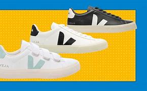 Image result for Veja Sneakers White with Brown V