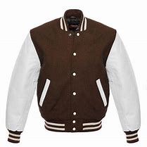 Image result for Brown Varsity Jacket