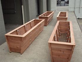 Image result for Handmade Planter Boxes Outdoor