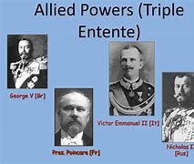 Image result for Triple Entente Leaders