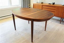 Image result for Mid Century Oval Dining Table