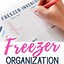 Image result for How to Organize a Freezer without Shelves