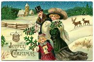 Image result for Vintage Victorian Christmas Card