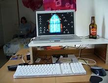 Image result for White PC Desk