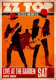 Image result for ZZ Top Concert Posters