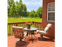 Image result for Costway 32''Outdoor Patio Round Table Tempered Glass Top