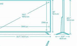 Image result for how wide is a 72 inch tv