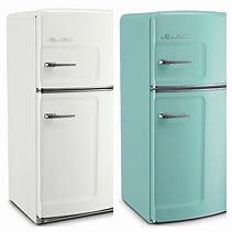 Image result for Retro Mini Refrigerator Gray White