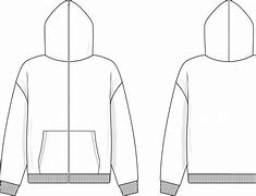 Image result for Full Zip Up Hoodie Template Red