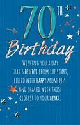 Image result for 70 Birthday Wishes