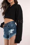 Image result for Ripped Black Hoodie