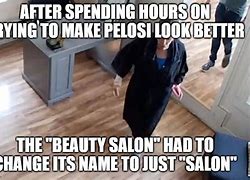 Image result for Pelosi Salon Pic