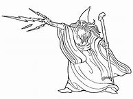 Image result for Wizard Coloring Pages