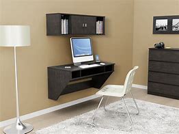 Image result for wall mounted desk home office