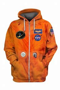 Image result for Orange NASA Hoodie