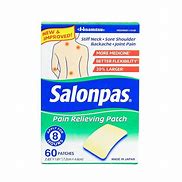 Image result for Salonpas Pain Relief Patch - 60 Count (1-3 Unit)