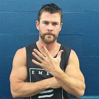 Image result for Chris Hemsworth Flexing Biceps
