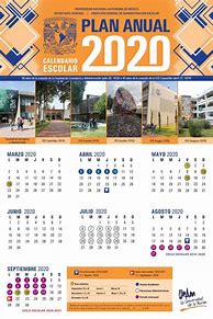 Image result for UNAM Calendario 2021