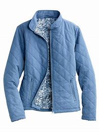 Image result for Women's Diamond-Quilted Insulated Jacket, Deepest Teal Blue M Misses