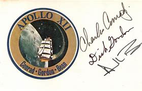 Image result for Alan Bean Autograph in Book Apollo