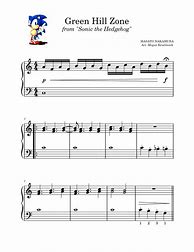 Image result for Green Hill Zone Music Sheet