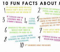 Image result for 10 Fun Facts About Me