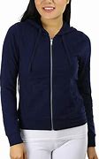 Image result for Navy Blue Zip Up Hoodie for Women