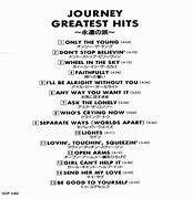 Image result for Journey Greatest Hits
