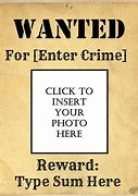 Image result for Wanted Animal Poster