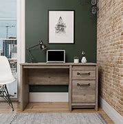 Image result for Wood Computer Desk with Bookcase