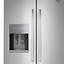 Image result for stainless steel amana fridge
