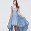 Image result for Jjshouse A-Line Princess High Neck Short Mini Organza Tulle Homecoming Dress With Appliques Lace