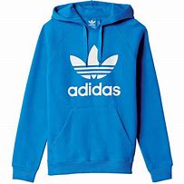 Image result for adidas trefoil hoodie blue