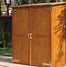 Image result for Wooden Outdoor Storage Cabinets