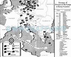 Image result for WWII German Pow Camps Map