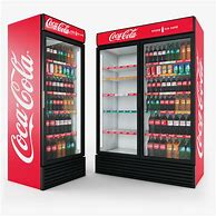 Image result for Coca-Cola Refrigerator 2 Door