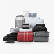 Image result for 30-Piece Dean's List Dorm Room Bundle In Rochelle, Twin XL Comforter Set Including Bonus Mattress Topper, 2 Pillows, Storage And 100% Cotton Towel Set