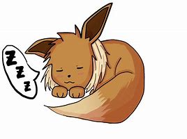 Image result for Pokemon Cute Eevee Sleeping