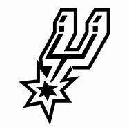 Image result for San Antonio Spurs Logo Black and White