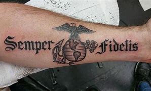 Image result for Semper Fi Tattoo