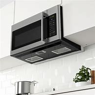 Image result for Kitchen Microwave above Stove
