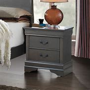 Image result for 2 Drawer Nightstand