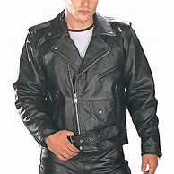 Image result for Black and White Biker Jackets Leather