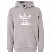 Image result for adidas trefoil hoodie grey
