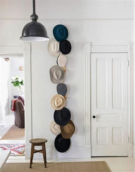 Fun Wall Decorating with Hats Adds Unique Accents to Home Interiors