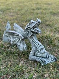 Image result for Concrete Dragon Statues