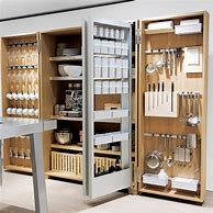 Image result for Round Kitchen Appliance Cubby Storage
