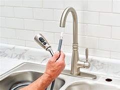 Image result for Moen Pull Out Kitchen Faucet Installation