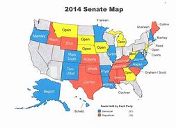 Image result for Senate Map